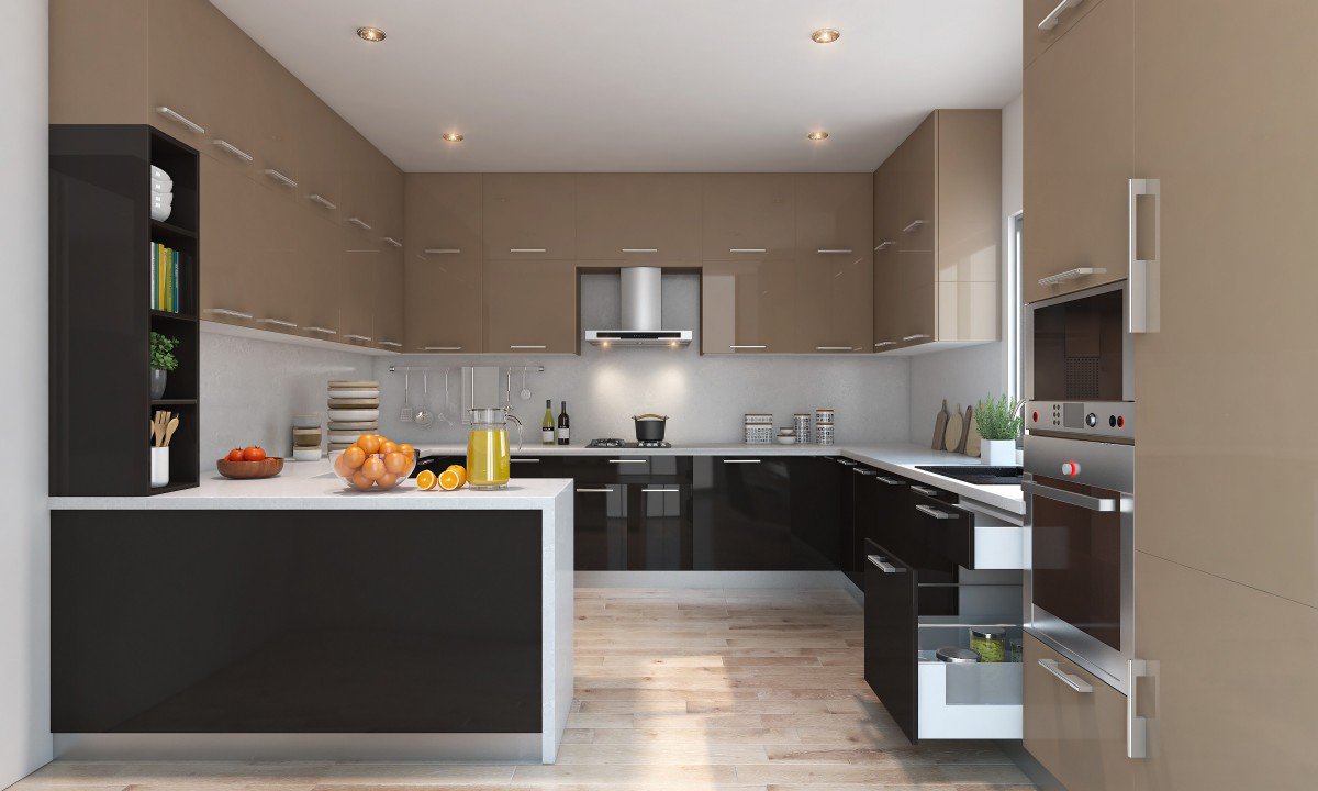 G-shaped kitchen manufacturers in Greater Noida